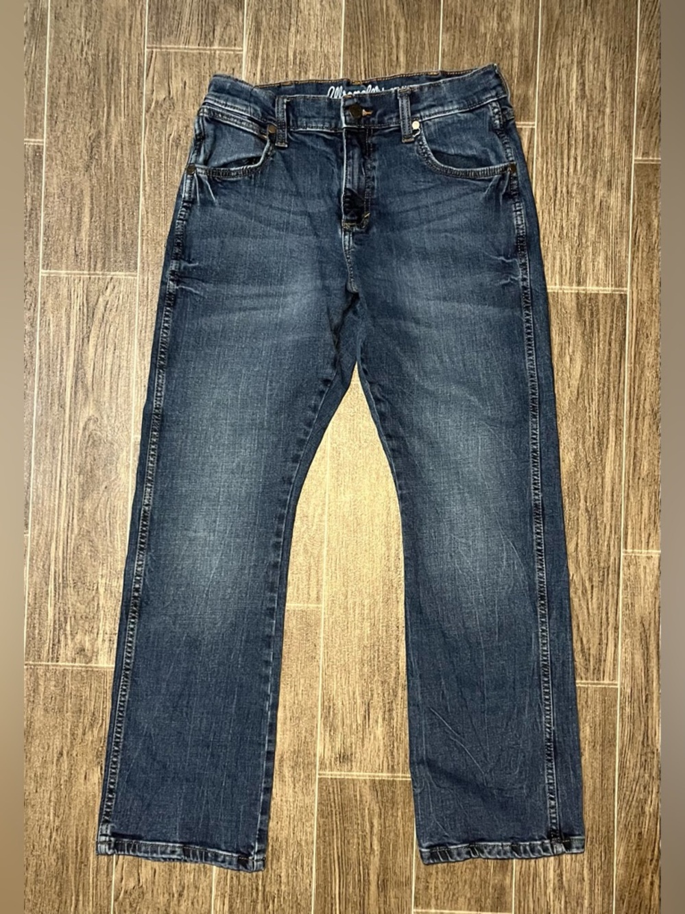 Wrangler Retro Relaxed Boot Jeans Men’s 30x32 Blue Stretch Denim